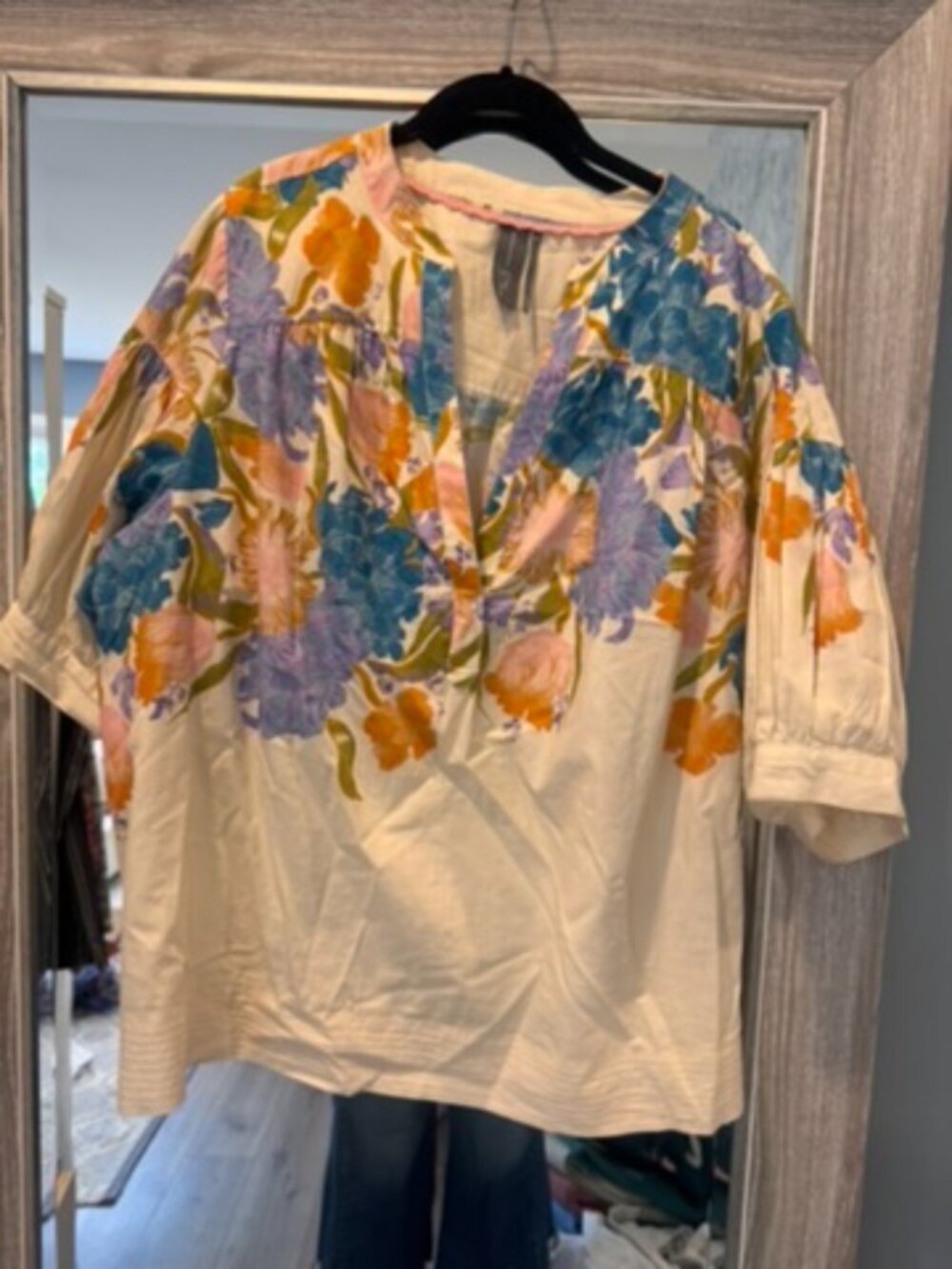 Darcey Popover Swing Top By Anthropologie - Picture 2 of 5